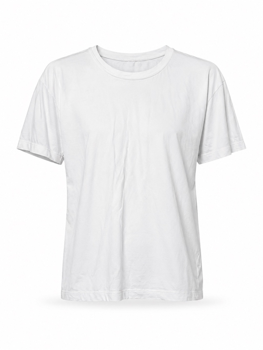 Re/Done White Short Sleeve Crew Tee